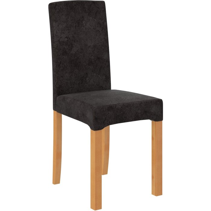 Silla de madera de haya clara y tela 34 colores a elegir zakria-tejido 27132