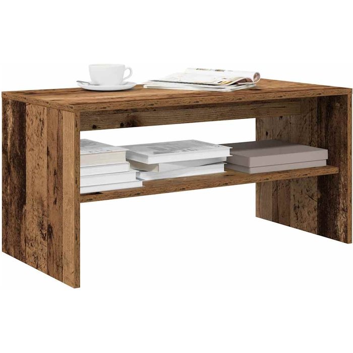 Mueble de tv madera vieja 80x40x40 cm madera de ingeniería