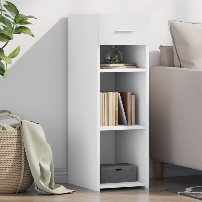 Maison exclusive - aparador madera de ingeniería blanco 30x42,5x93 cm