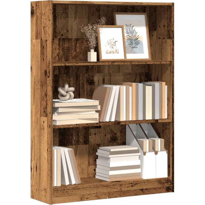 Librería de madera antigua 80x24x109 cm madera contrachapada