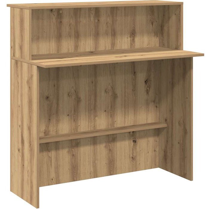 Mostrador de recepción roble artisian 100x50x103,5 cm cfw10112