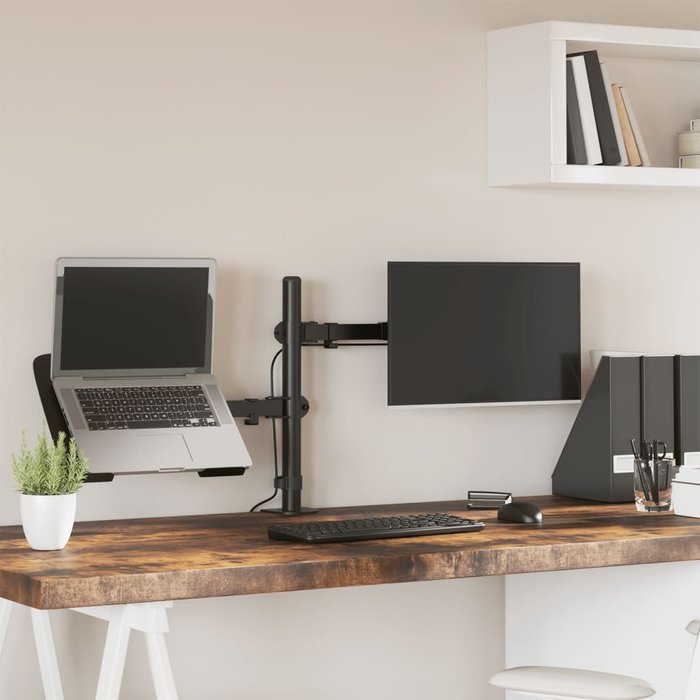 Maison exclusive - soporte para monitor acero negro vesa 75/100 mm