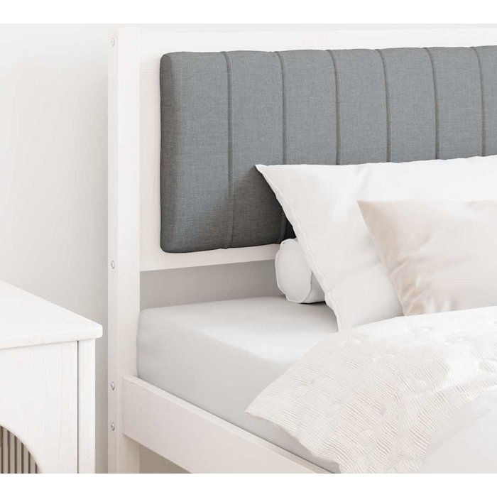 Maison exclusive - cabecero tapizado con cabecera 100 cm madera de pino macizo