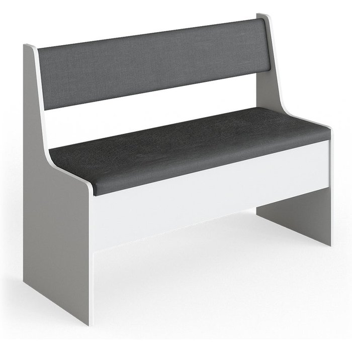 Vicco banco de comedor roman, blanco, 41.5 x 106.6 cm