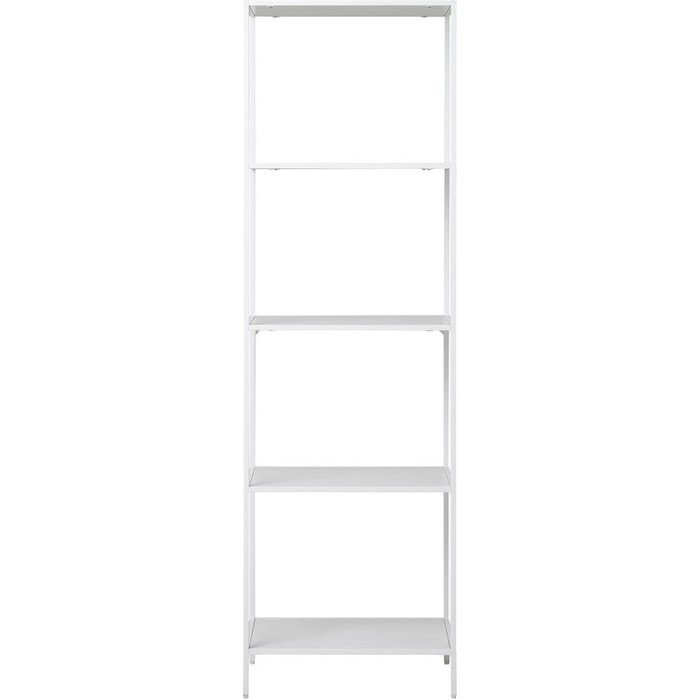 Librería vita 5 estantes color blanco.
