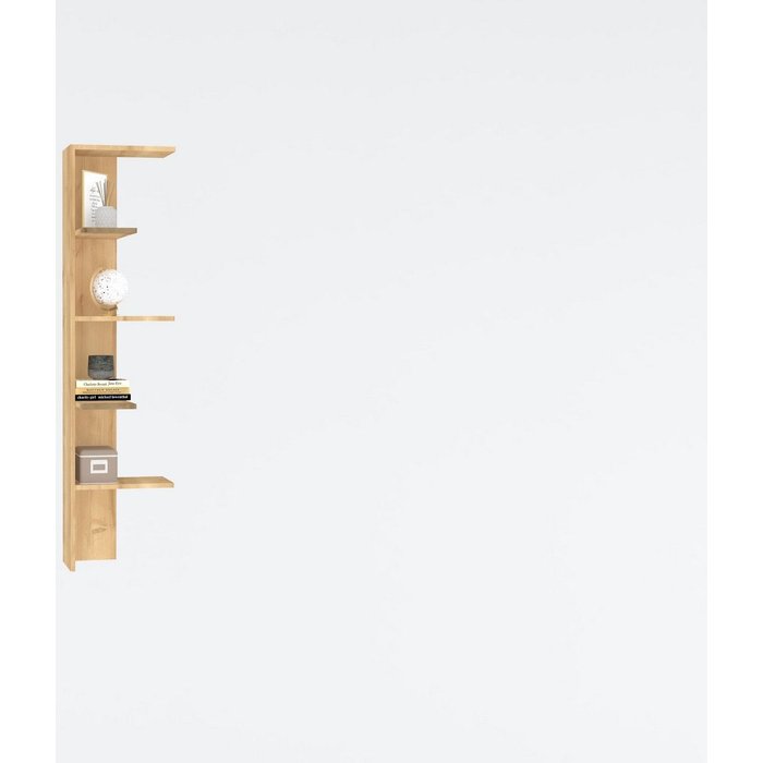 Librería de madera bled - 40 x 21 x 160 cm - beige
