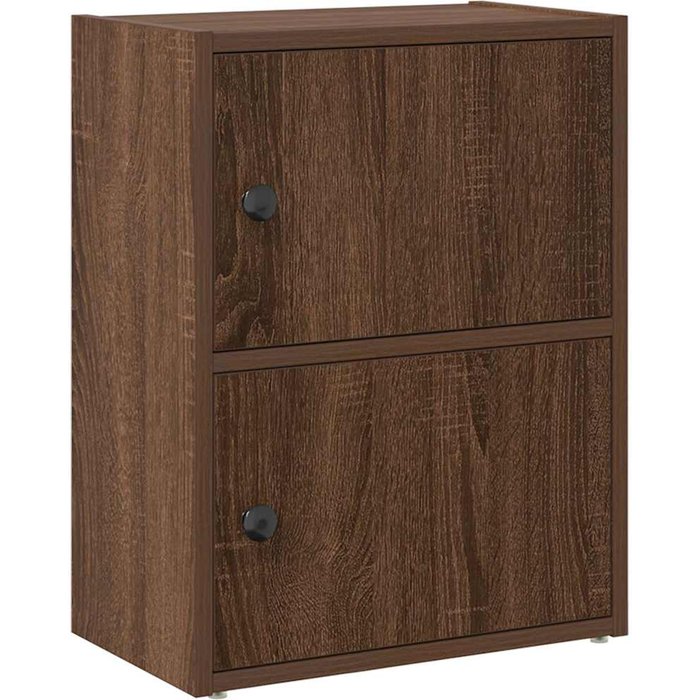 Estantería de madera de ingeniería marrón roble 40x24x52 cm – comfortxl