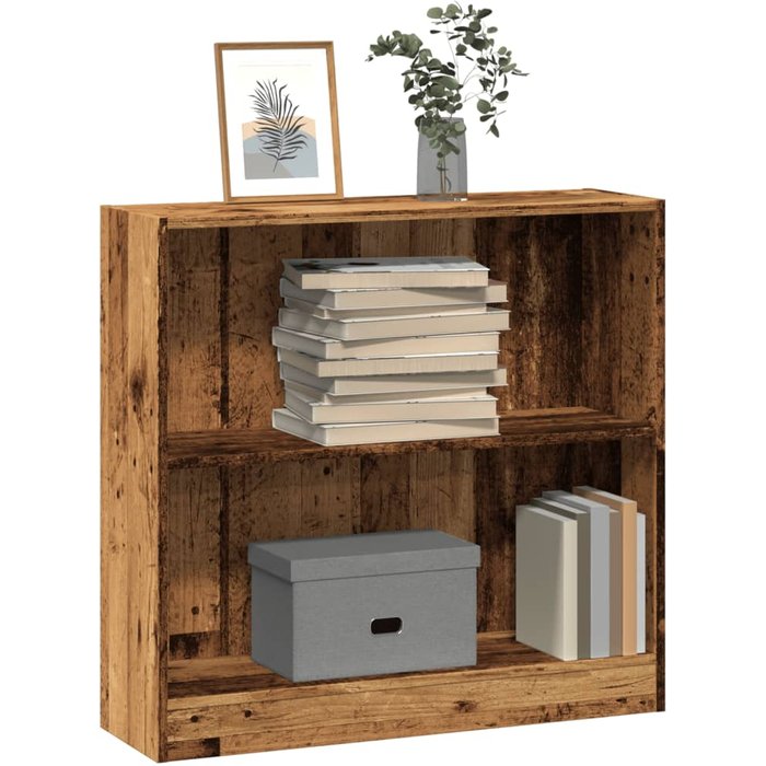 Librería de madera antigua 80x24x76 cm madera contrachapada