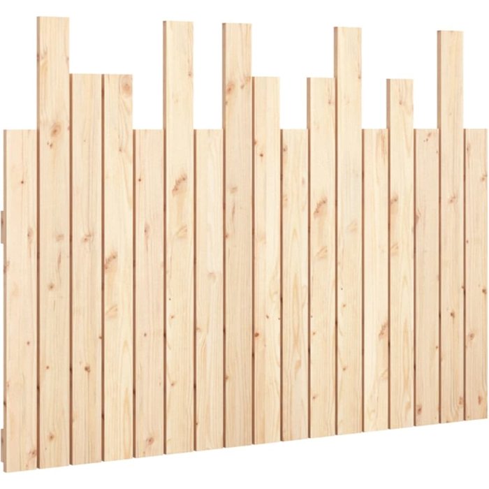 Cabecero de cama de pared madera maciza de pino 108x3x80 cm cfw5551570