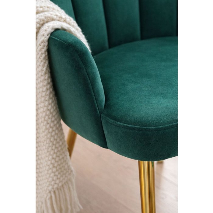 Regalos miguel - sillas comedor - silla hand gold terciopelo - verde