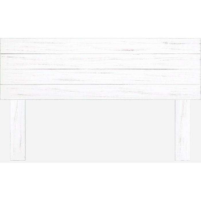 Pejecar – cabecero de madera para cama de 90 cm lacado blanco vintage almanzor