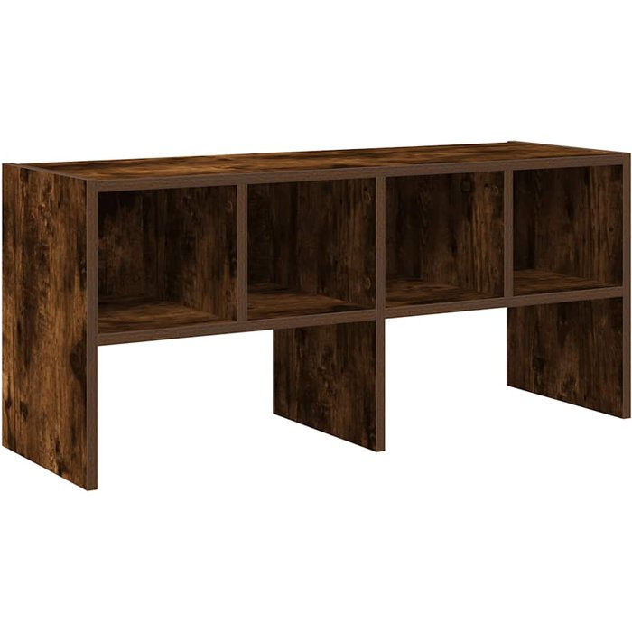 Zapatero apilable en roble ahumado 89,5x30x40 cm - comfortxl