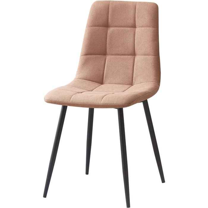 Pack 2 sillas comedor portland estilo contemporáneo en color marrón 43x88x48 cm