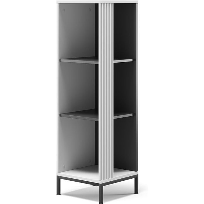 Vicco librería eliza, blanco, 36 x 120 cm 3 asignaturas