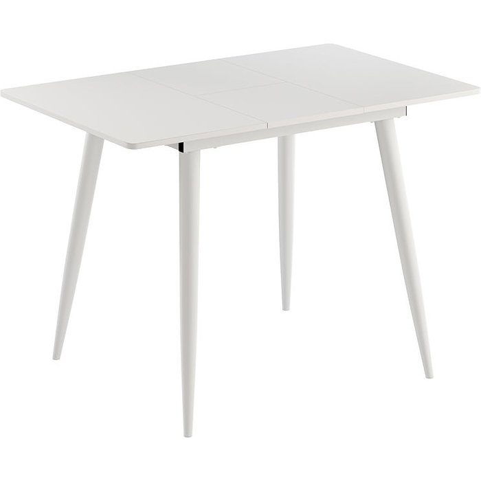Vicco mesa de comedor beaver, blanco, 80 x 70 cm extensible