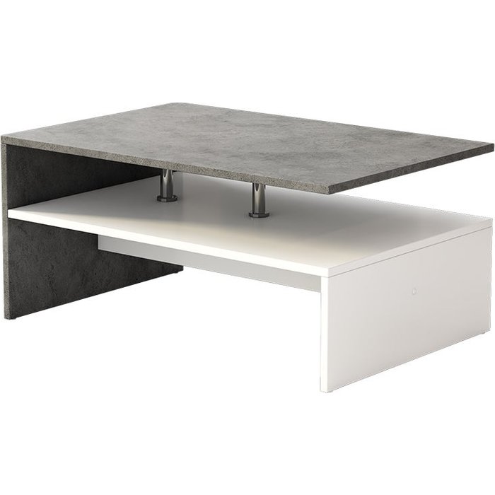 Vicco mesa de centro mike, hormigón, 90 x 60 cm