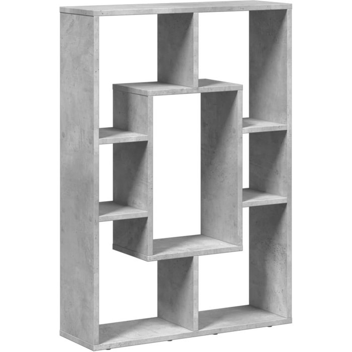 Estantería de madera de ingeniería gris hormigón 63x20x90 cm – comfortxl