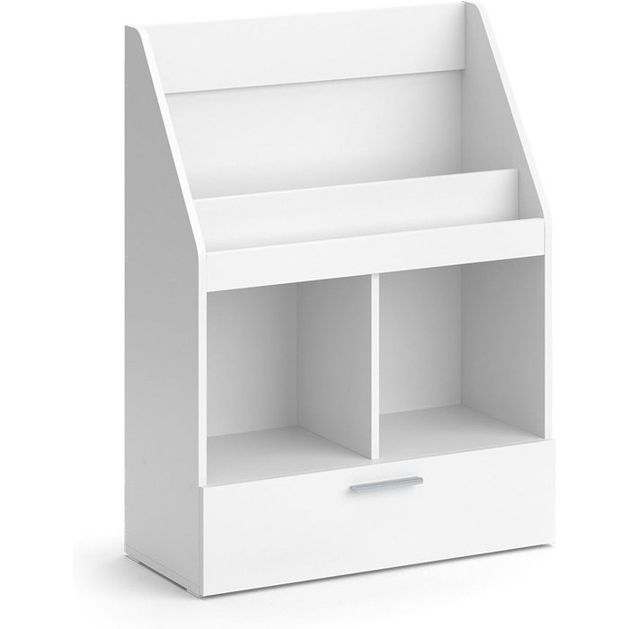 Vicco librería luigi, blanco, 72 x 96.2 cm sin cajas plegables