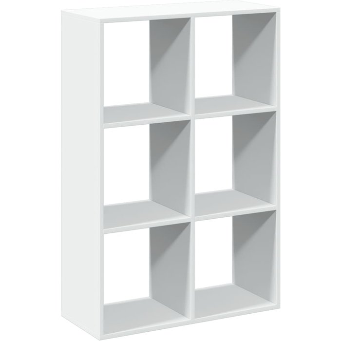 Librería divisora madera ingeniería blanco 69,5x29x103,5 cm – comfortxl