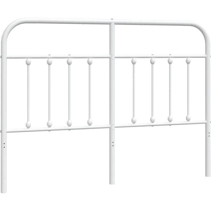 Cabecero de metal blanco 135 cm - comfortxl