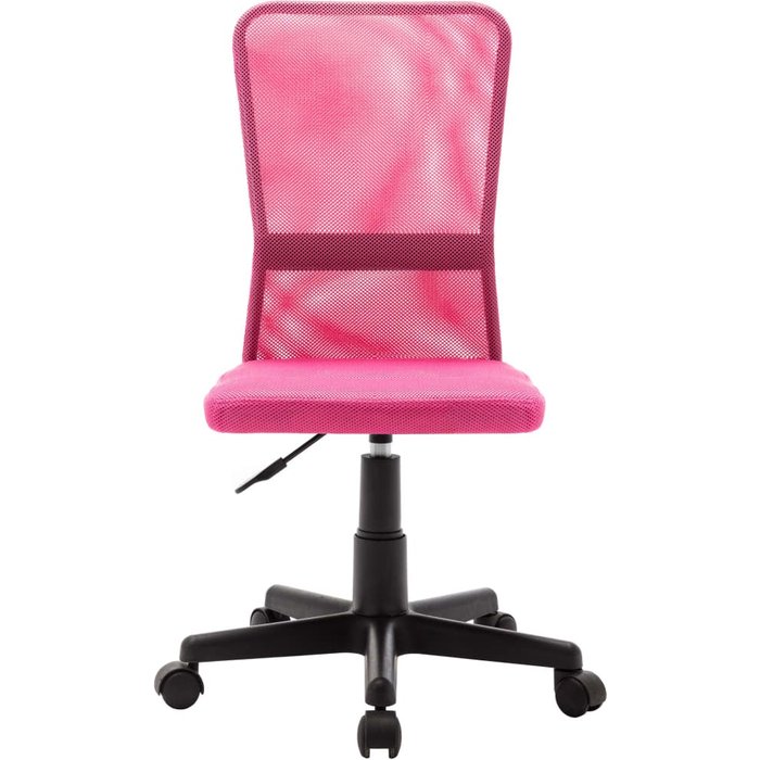 Silla de oficina de tela de malla rosa 44x52x100 cm — comfortxl
