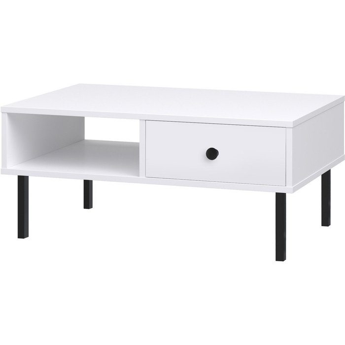 Mesa de centro 90 cm - verone - blanco
