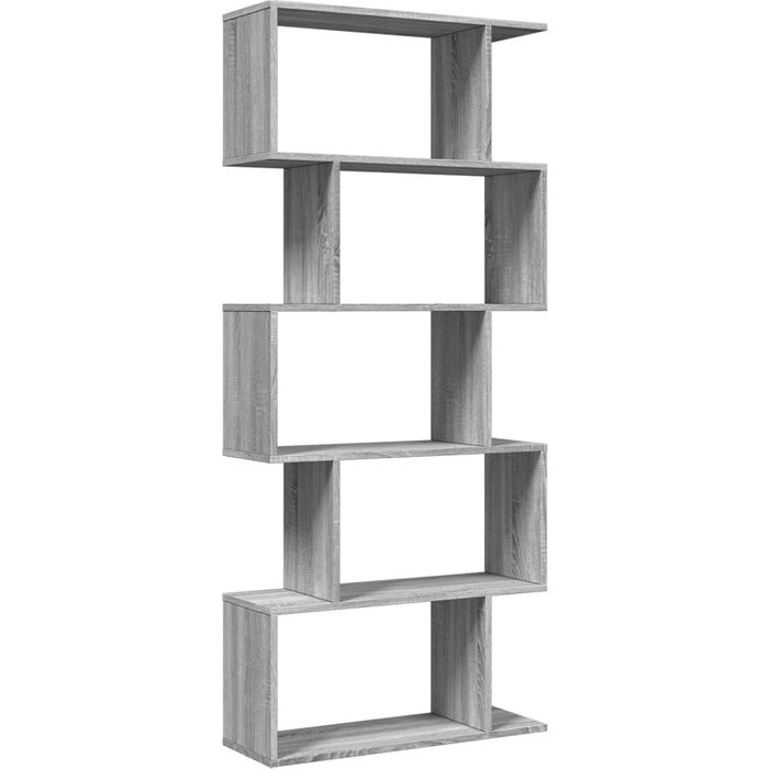 Librería divisora 5 niveles madera gris sonoma 70x24x161 cm – comfortxl
