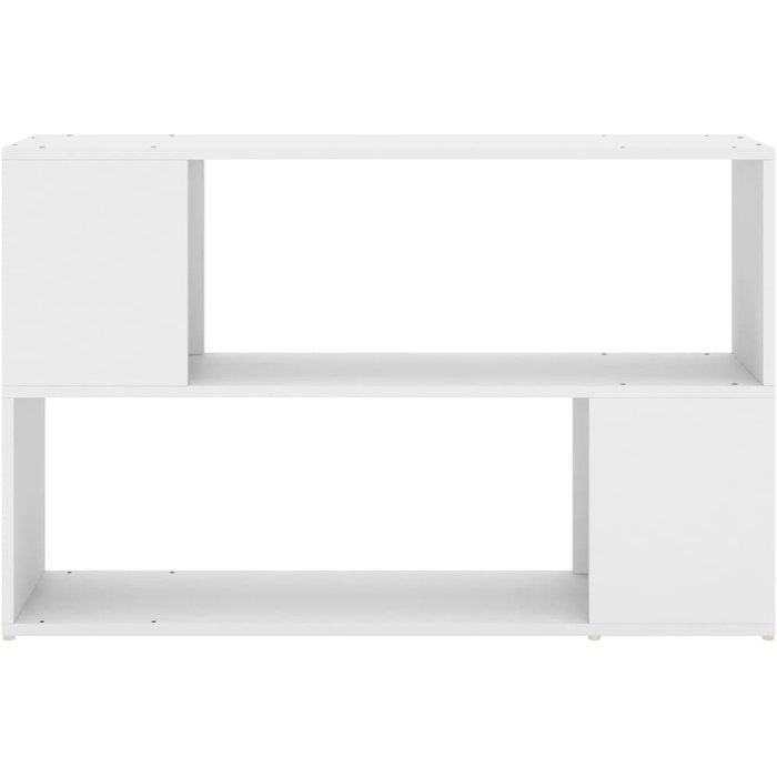 Estantería librería madera contrachapada blanco 100x24x63 cm – comfortxl