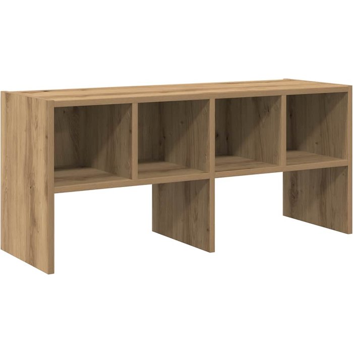 Zapatero apilable en roble hecho a mano 89,5x30x40 cm - comfortxl