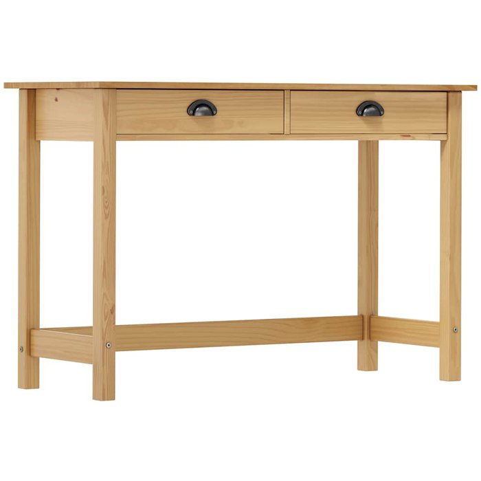 Consola hill range con 2 cajones, 110x45x74 cm, pino macizo.