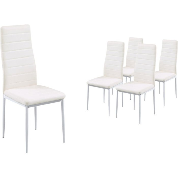 Pack 4 sillas salón yuri blanco