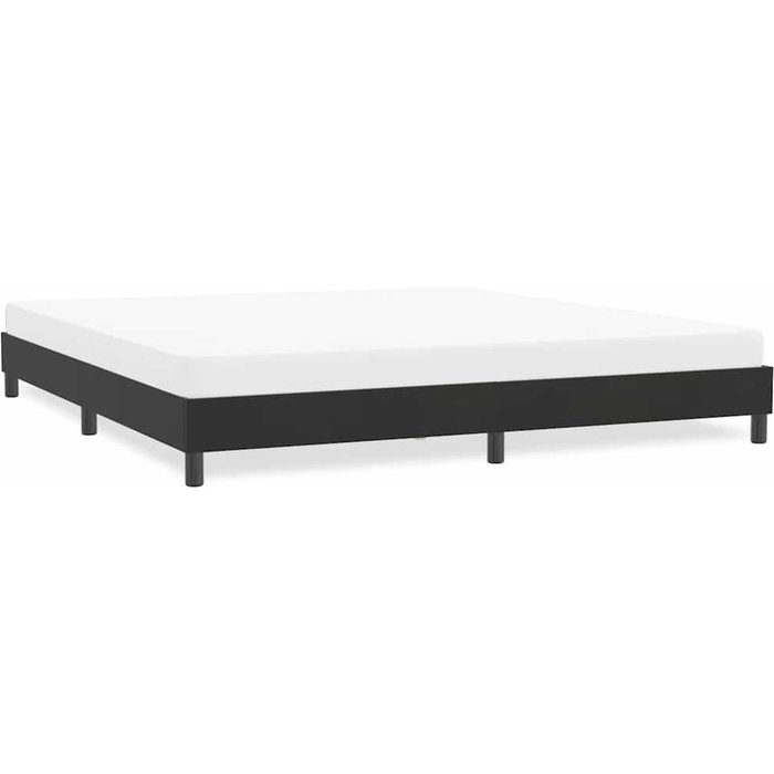 Estructura de cama sin colchón terciopelo negro 180x210 cm vidaxl