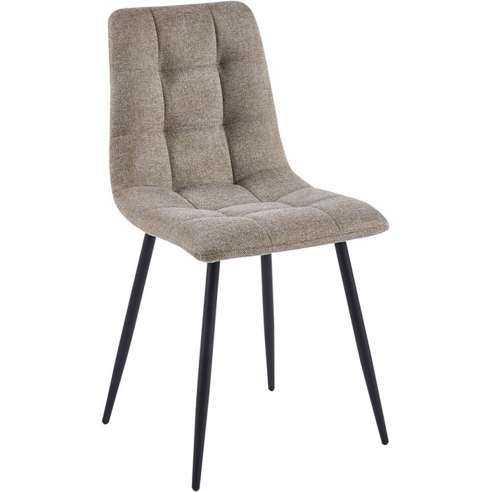 Regalos miguel - packs sillas comedor - pack 2 sillas stuhl tela - marrón claro