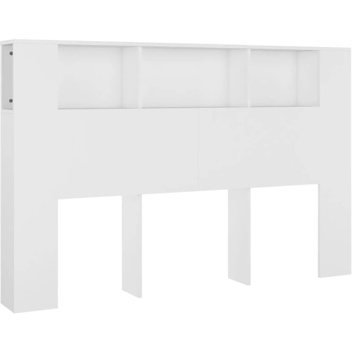 Mueble cabecero blanco 160x18,5x104,5 cm - comfortxl
