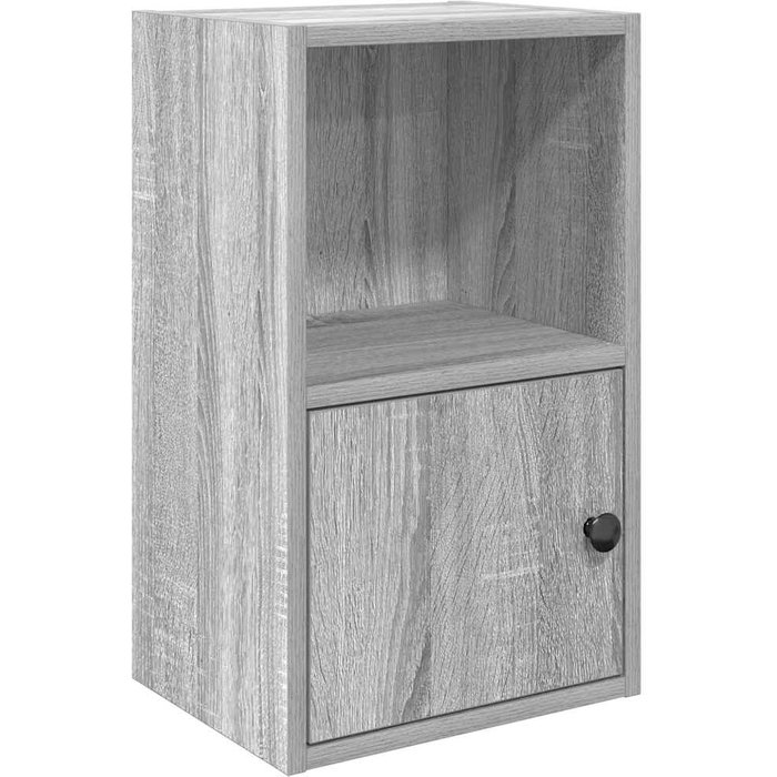 Estantería de madera de ingeniería gris sonoma 31x24x52 cm – comfortxl