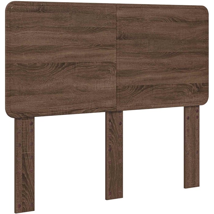 Cabecero cama - mueble cabecero roble marrón 100 cm madera contrachapada