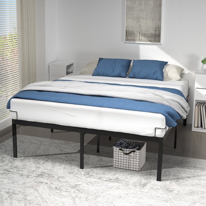 Vounot® cama 160x200cm altura 36cm con fijaciones
