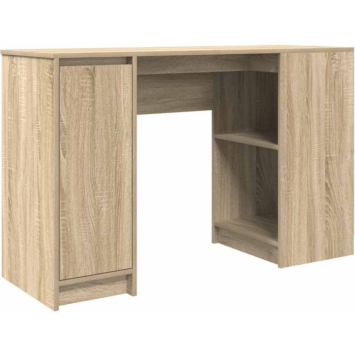 Escritorio roble sonoma 120x42x76 cm madera de ingeniería cfw33458