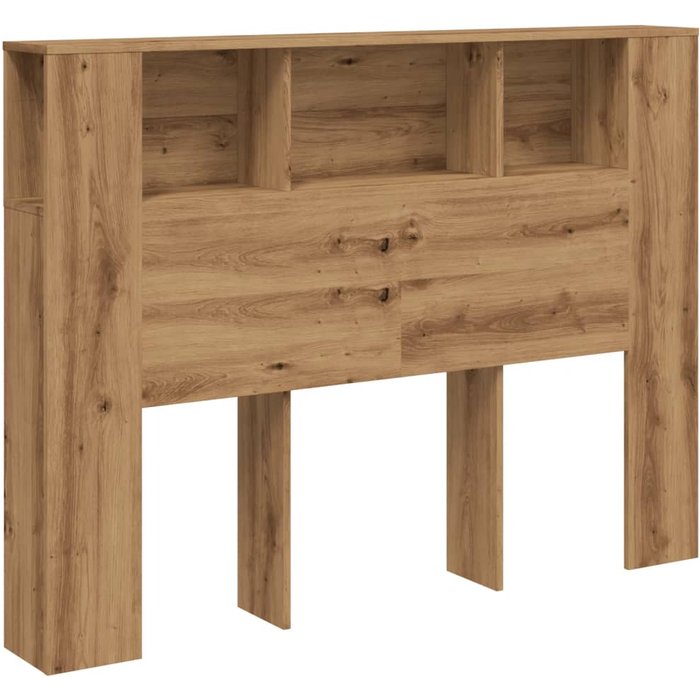 Cabecero de roble artesanal 140x18,5x102,5 cm - comfortxl