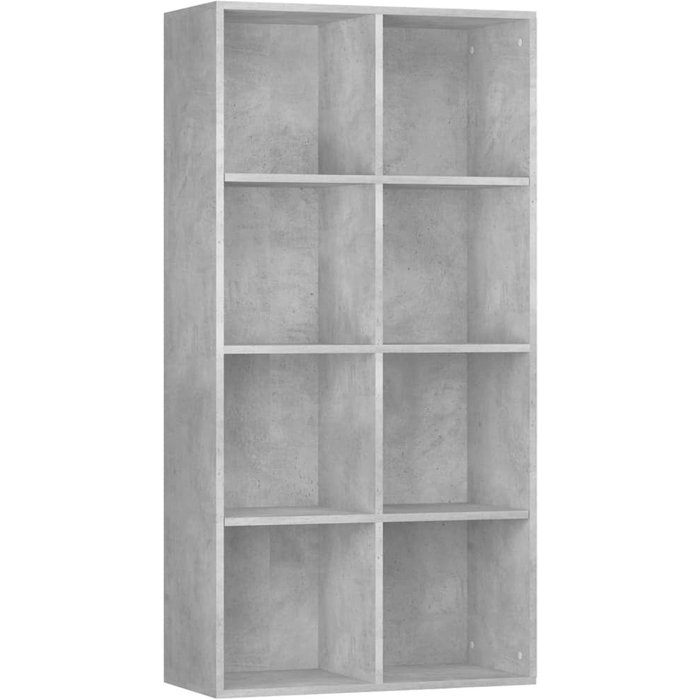 Estantería/aparador madera contrachapada gris 66x30x130 cm – comfortxl