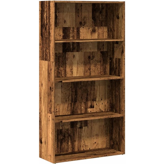 Estantería madera de ingeniería color envejecido 80x30x152 cm – comfortxl