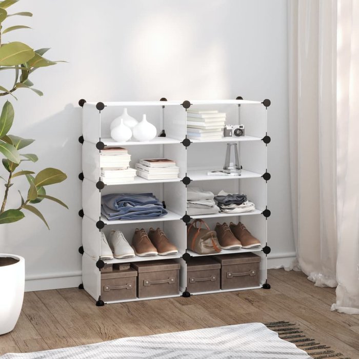 Maison exclusive - zapatero pp transparente 84x32x88,5 cm