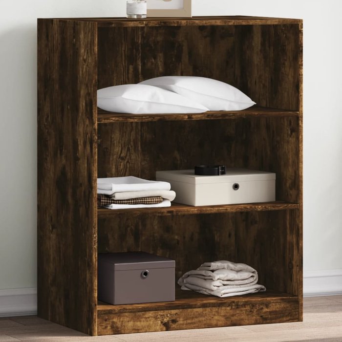 Armario roble ahumado 77x48x102 cm madera contrachapada