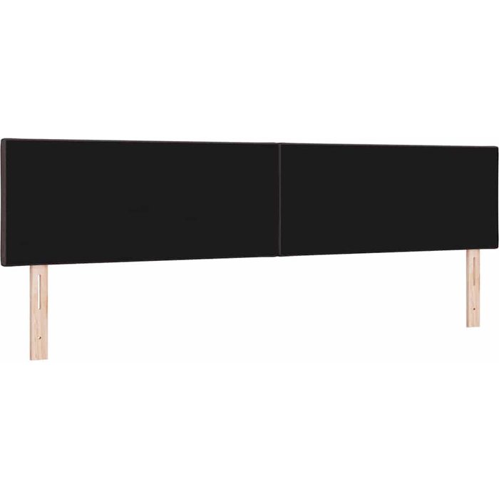 Cabecero cama - mueble cabecero marrón oscuro 200 cm tela