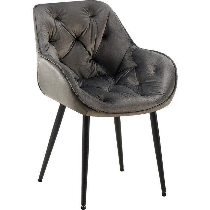 Silla tanna terciopelo antracita