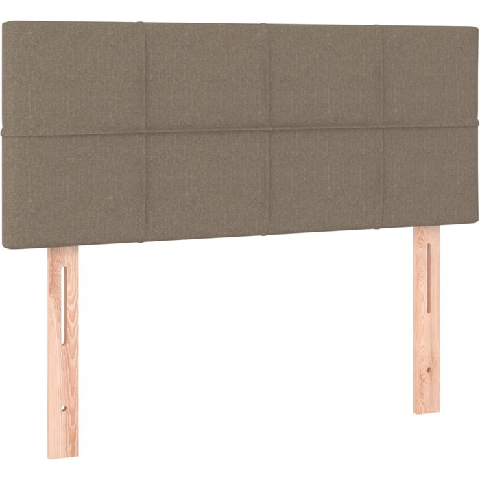 Cabecero de tela gris taupe 90x5x78/88 cm - comfortxl