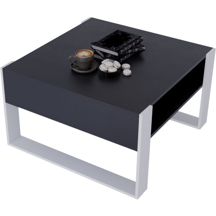 Table basse karo_71.5 moderne et stable pour le salon en matériau bois.