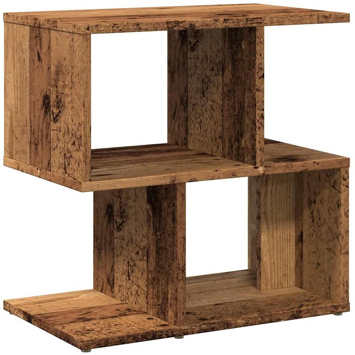 Mesita de noche madera contrachapada envejecida 50x30x51,5cm - comfortxl