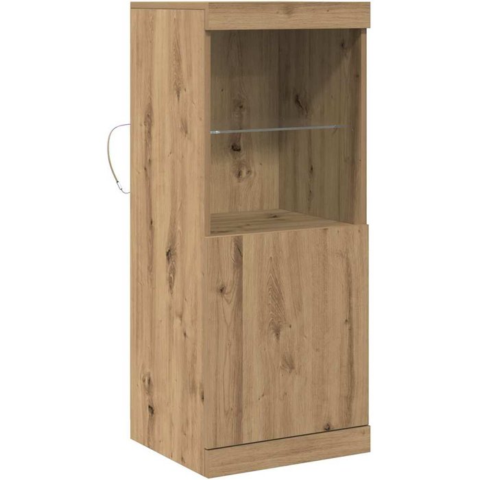 Vitrina | aparador roble artisan 41 x 37 x 100 cm madera contrachapada