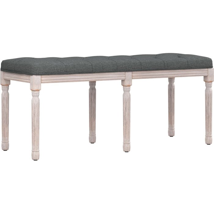 Banco 110 x 40 x 49 cm tela gris oscuro 02_0010464